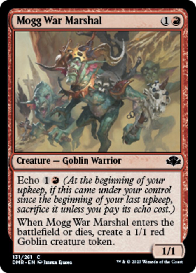 Mogg War Marshal [Dominaria Remastered] | Empire Gaming NC