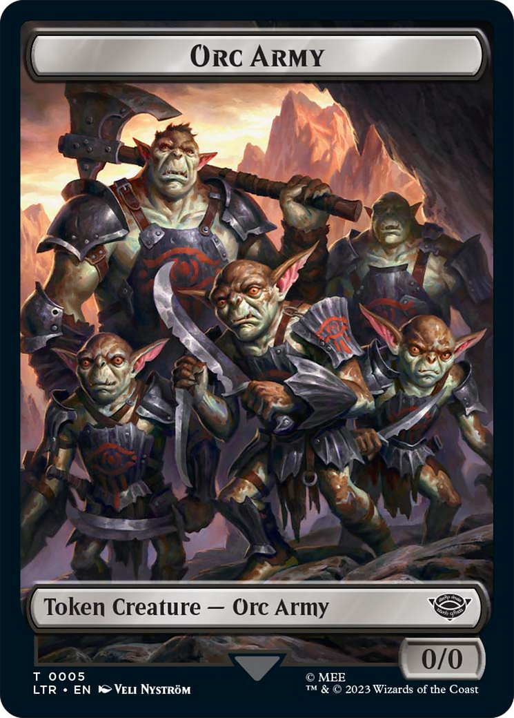 Food (11) // Orc Army (05) Double-Sided Token [The Lord of the Rings: Tales of Middle-Earth Tokens] | Empire Gaming NC