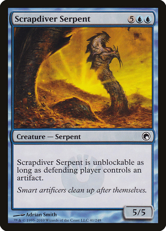 Scrapdiver Serpent [Scars of Mirrodin] | Empire Gaming NC