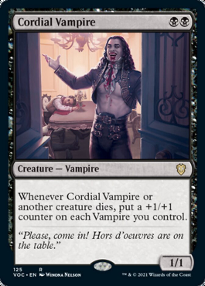 Cordial Vampire [Innistrad: Crimson Vow Commander] | Empire Gaming NC