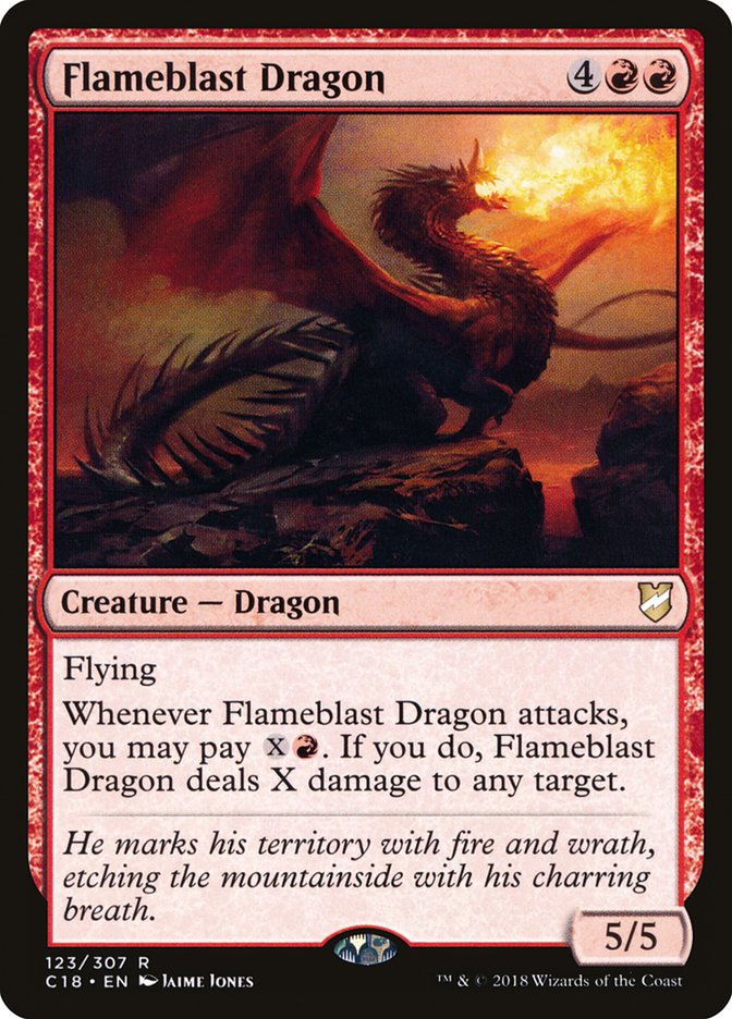 Flameblast Dragon [Commander 2018] | Empire Gaming NC