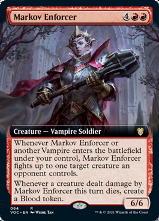 Markov Enforcer (Extended) [Innistrad: Crimson Vow Commander] | Empire Gaming NC