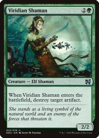 Viridian Shaman [Duel Decks: Elves vs. Inventors] | Empire Gaming NC