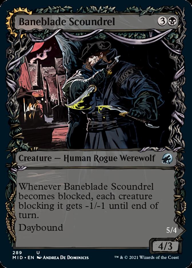 Baneblade Scoundrel // Baneclaw Marauder (Showcase Equinox) [Innistrad: Midnight Hunt] | Empire Gaming NC