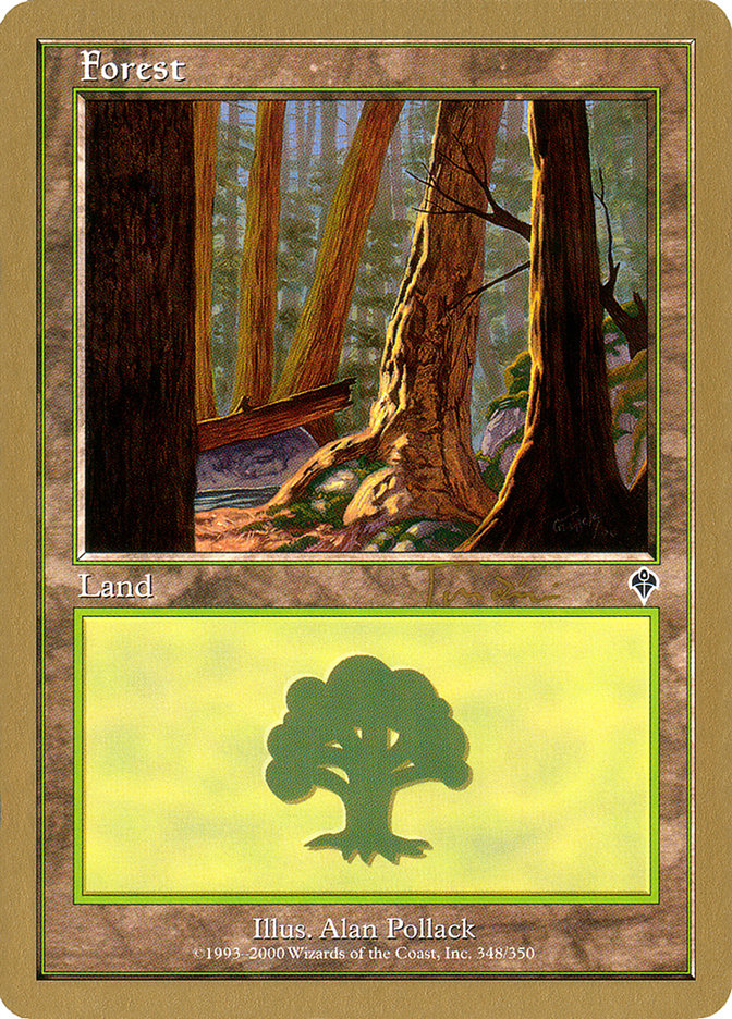 Forest (jt348a) (Jan Tomcani) [World Championship Decks 2001] | Empire Gaming NC