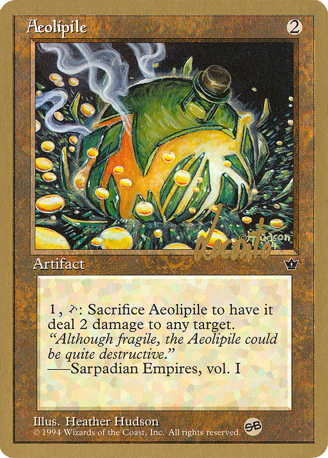 Aeolipile (Michael Loconto) (SB) [Pro Tour Collector Set] | Empire Gaming NC