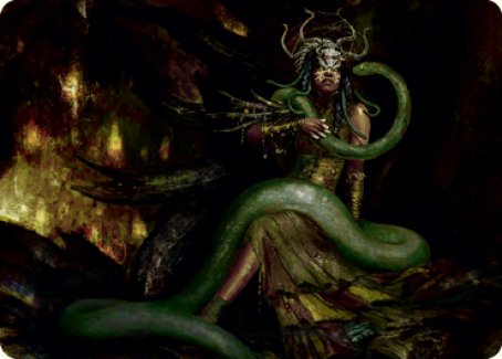 Saryth, the Viper's Fang Art Card [Innistrad: Midnight Hunt Art Series] | Empire Gaming NC