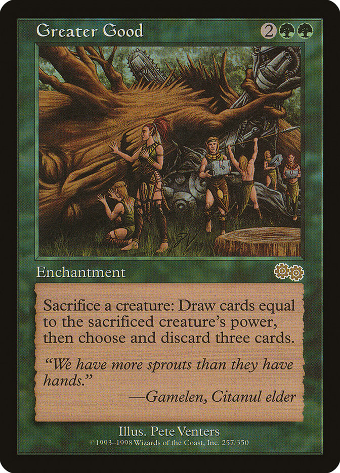Greater Good [Urza's Saga] | Empire Gaming NC