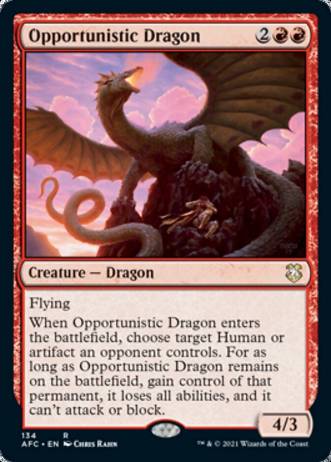 Opportunistic Dragon [Dungeons & Dragons: Adventures in the Forgotten Realms Commander] | Empire Gaming NC