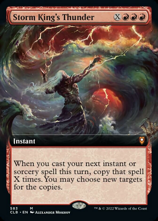 Storm King's Thunder (Extended Art) [Commander Legends: Battle for Baldur's Gate] | Empire Gaming NC