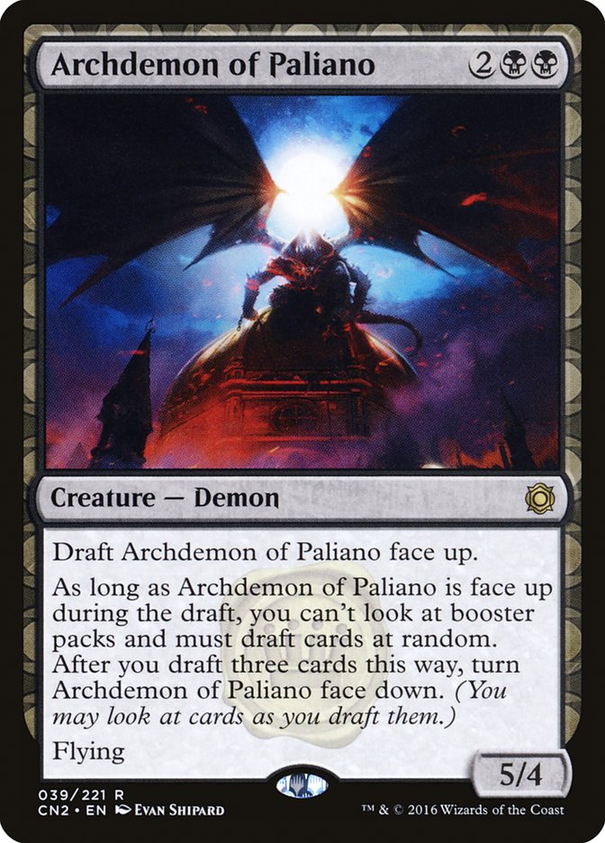 Archdemon of Paliano [Conspiracy: Take the Crown] | Empire Gaming NC