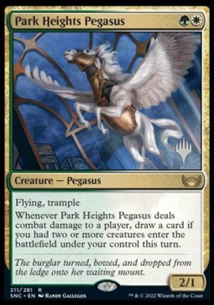 Park Heights Pegasus (Promo Pack) [Streets of New Capenna Promos] | Empire Gaming NC