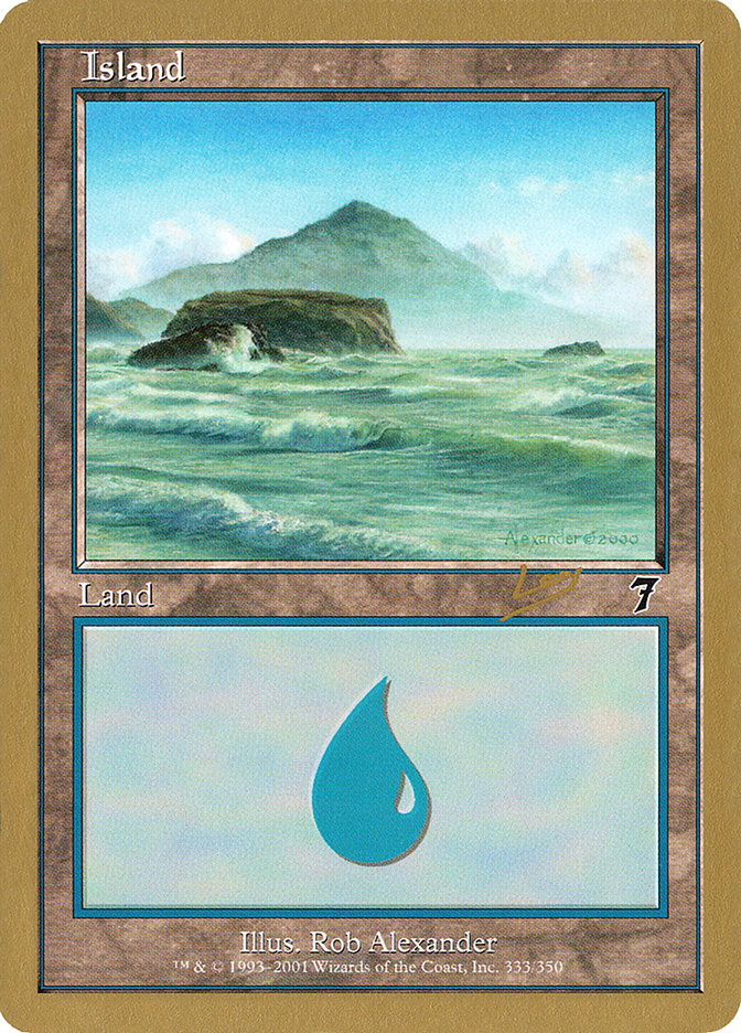 Island (333) (Raphael Levy) [World Championship Decks 2002] | Empire Gaming NC