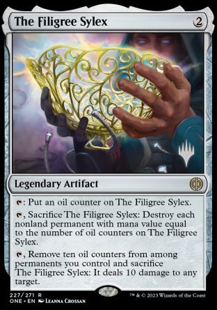 The Filigree Sylex (Promo Pack) [Phyrexia: All Will Be One Promos] | Empire Gaming NC