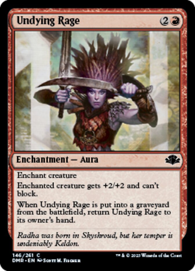 Undying Rage [Dominaria Remastered] | Empire Gaming NC