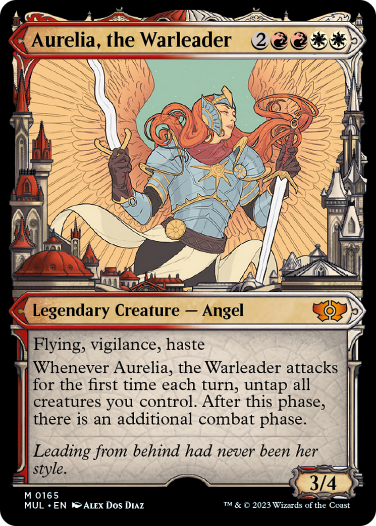 Aurelia, the Warleader (Halo Foil) [Multiverse Legends] | Empire Gaming NC