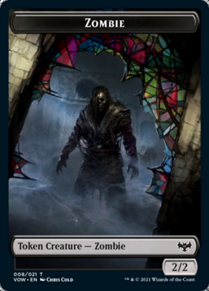 Zombie Token (008) [Innistrad: Crimson Vow Tokens] | Empire Gaming NC