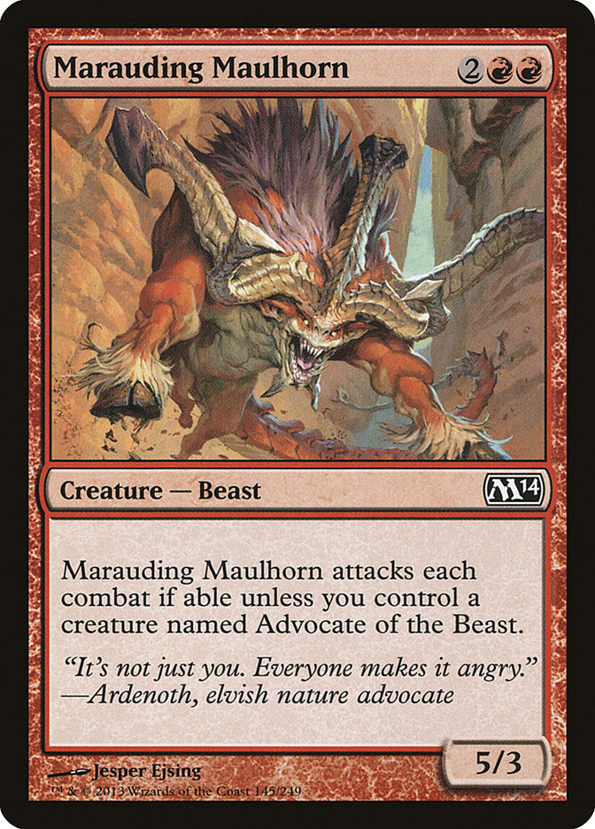Marauding Maulhorn [Magic 2014] | Empire Gaming NC