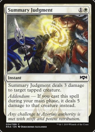 Summary Judgment [Ravnica Allegiance] | Empire Gaming NC