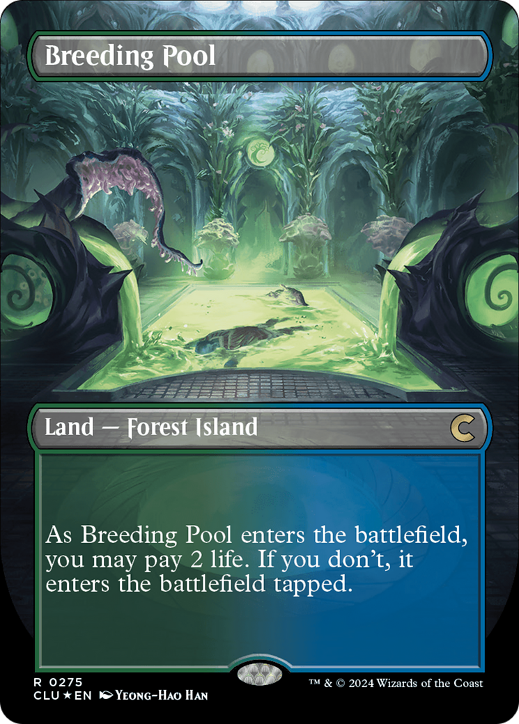 Breeding Pool (Borderless) [Ravnica: Clue Edition] | Empire Gaming NC