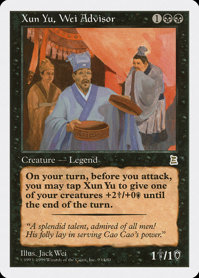 Xun Yu, Wei Advisor [Portal Three Kingdoms] | Empire Gaming NC