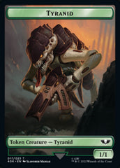 Tyranid (017) // Tyranid Warrior Double-sided Token (Surge Foil) [Universes Beyond: Warhammer 40,000 Tokens] | Empire Gaming NC