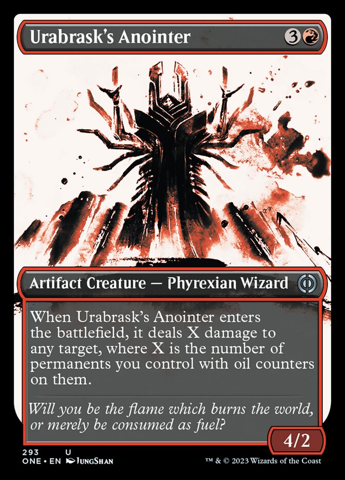 Urabrask's Anointer (Showcase Ichor) [Phyrexia: All Will Be One] | Empire Gaming NC