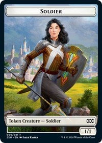 Soldier // Squirrel Double-sided Token [Double Masters Tokens] | Empire Gaming NC