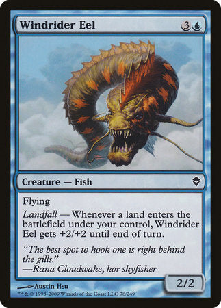 Windrider Eel [Zendikar] | Empire Gaming NC