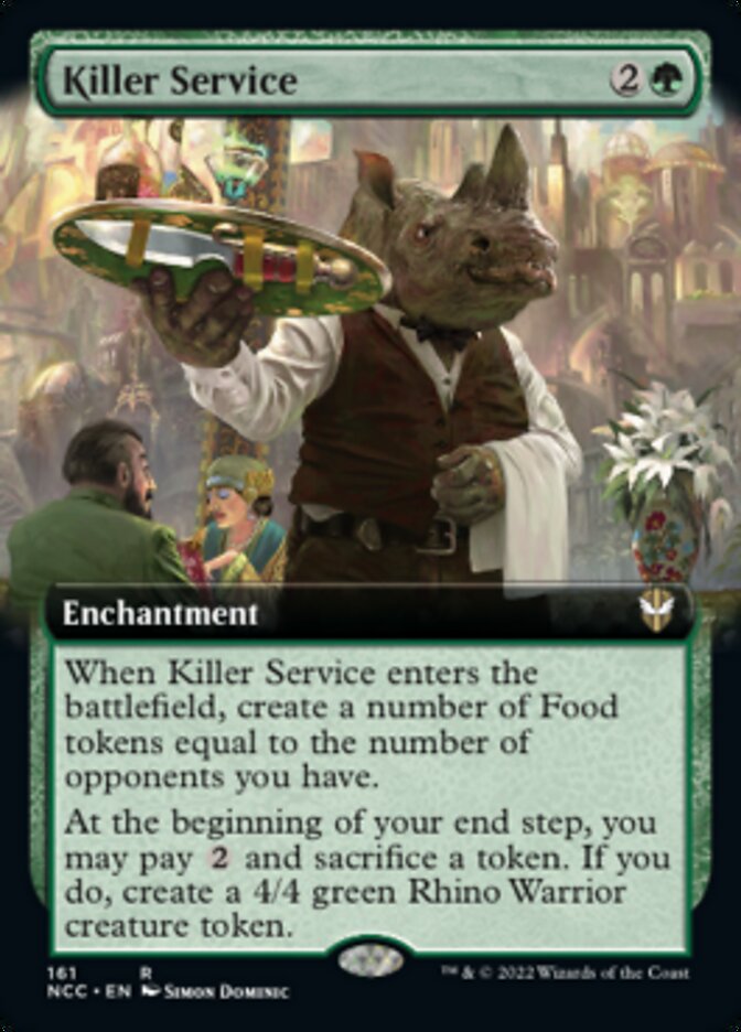 Killer Service (Extended Art) [Streets of New Capenna Commander] | Empire Gaming NC