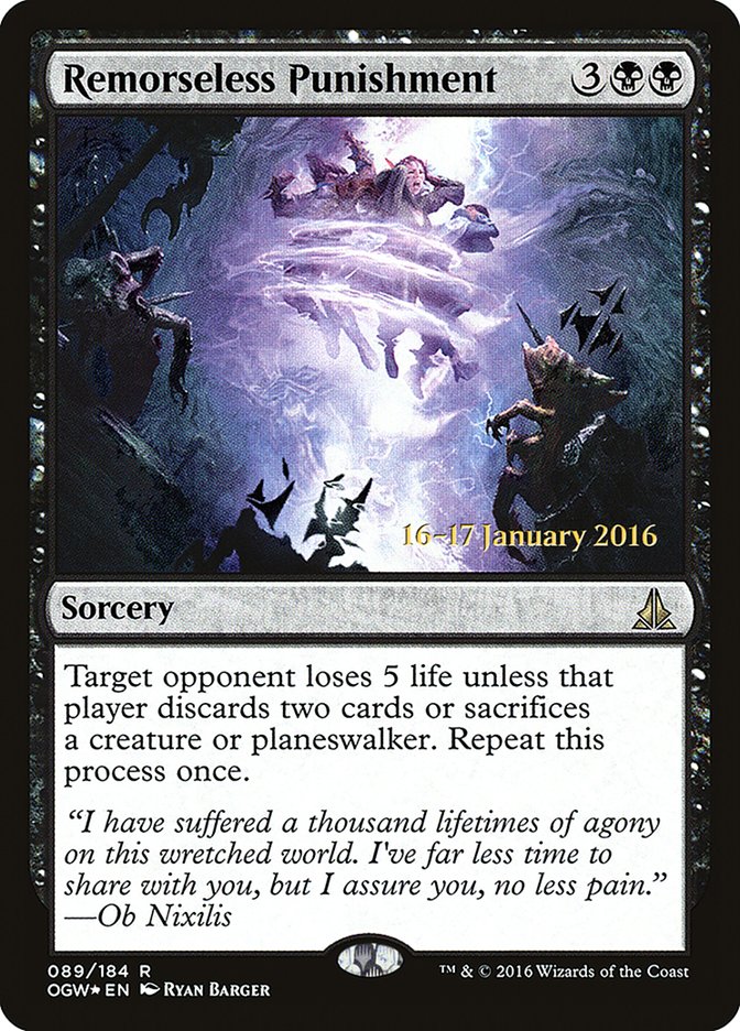 Remorseless Punishment [Oath of the Gatewatch Prerelease Promos] | Empire Gaming NC
