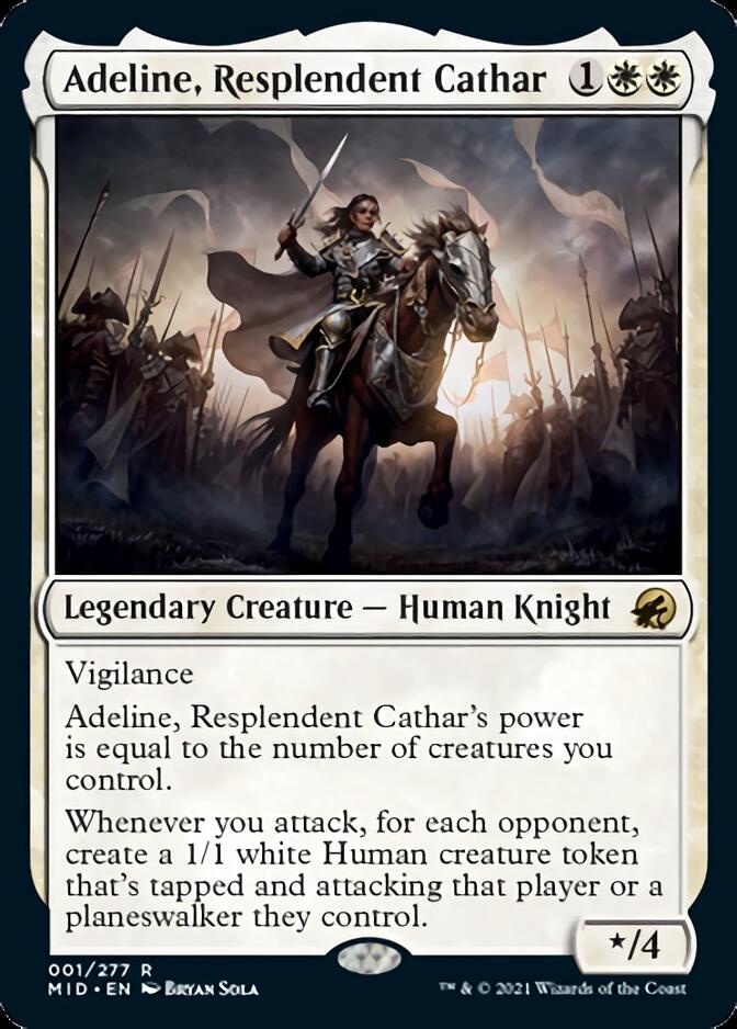 Adeline, Resplendent Cathar [Innistrad: Midnight Hunt] | Empire Gaming NC