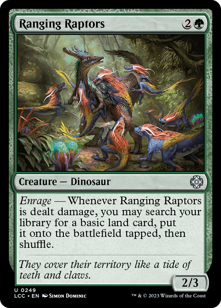 Ranging Raptors [The Lost Caverns of Ixalan Commander] | Empire Gaming NC