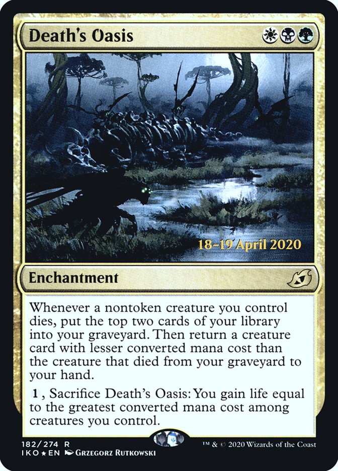 Death's Oasis  [Ikoria: Lair of Behemoths Prerelease Promos] | Empire Gaming NC