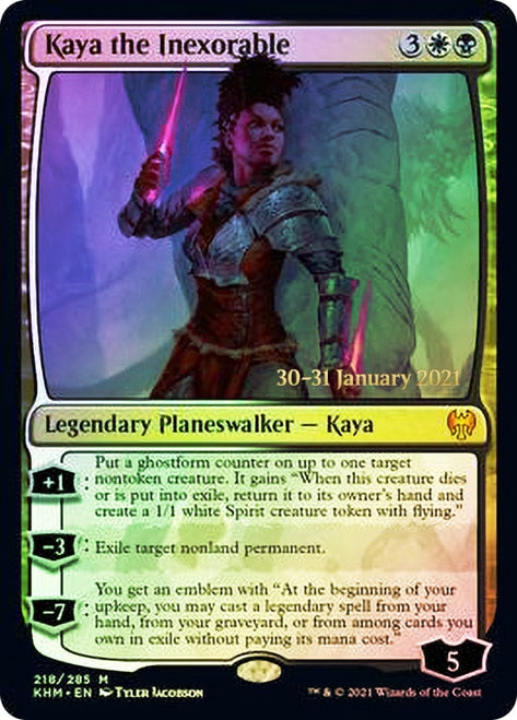 Kaya the Inexorable  [Kaldheim Prerelease Promos] | Empire Gaming NC