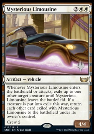 Mysterious Limousine (Promo Pack) [Streets of New Capenna Promos] | Empire Gaming NC