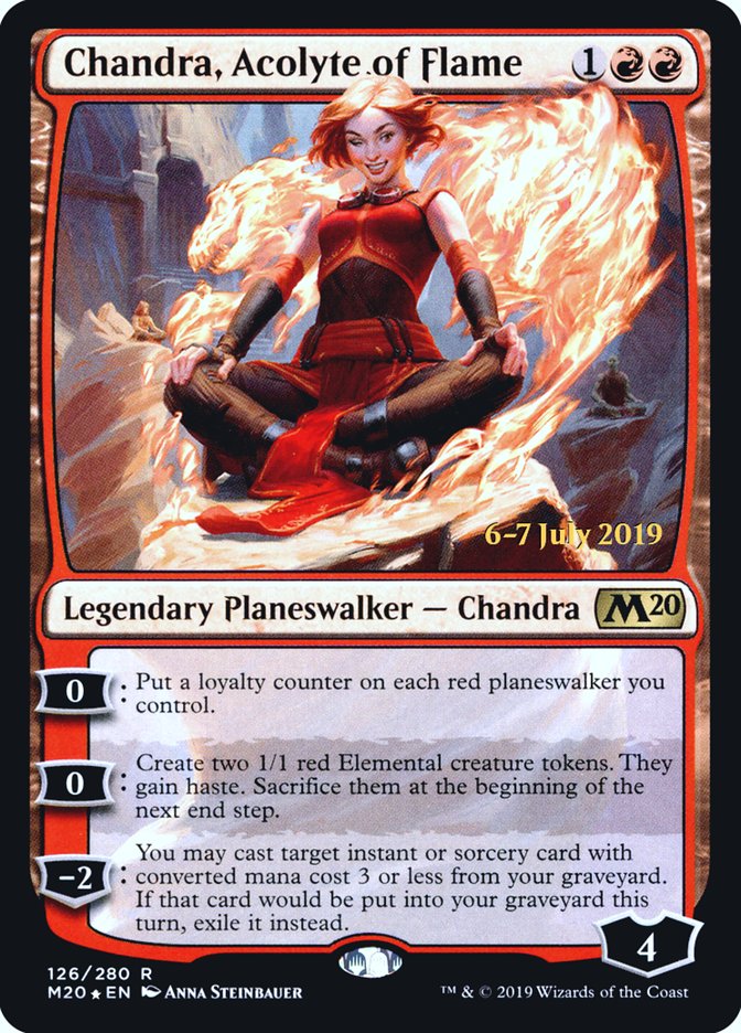 Chandra, Acolyte of Flame  [Core Set 2020 Prerelease Promos] | Empire Gaming NC