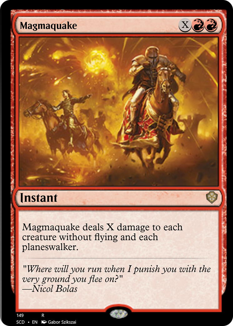 Magmaquake [Starter Commander Decks] | Empire Gaming NC