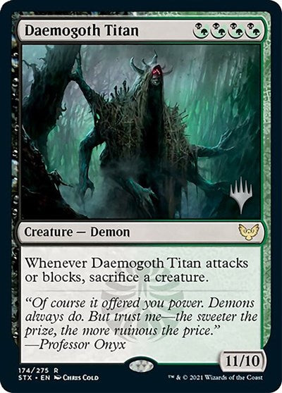 Daemogoth Titan (Promo Pack) [Strixhaven: School of Mages Promos] | Empire Gaming NC