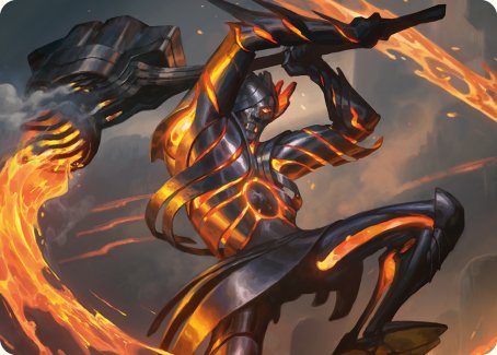 Forgehammer Centurion Art Card [Phyrexia: All Will Be One Art Series] | Empire Gaming NC