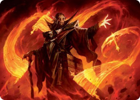 Plargg, Dean of Chaos Art Card [Strixhaven: School of Mages Art Series] | Empire Gaming NC