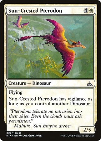 Sun-Crested Pterodon [Rivals of Ixalan] | Empire Gaming NC