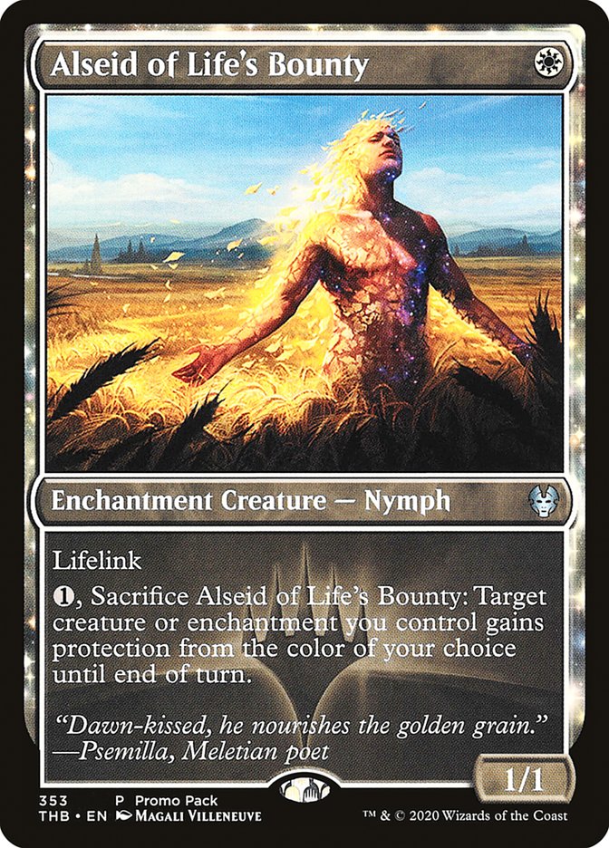 Alseid of Life's Bounty (Promo Pack) [Theros Beyond Death Promos] | Empire Gaming NC