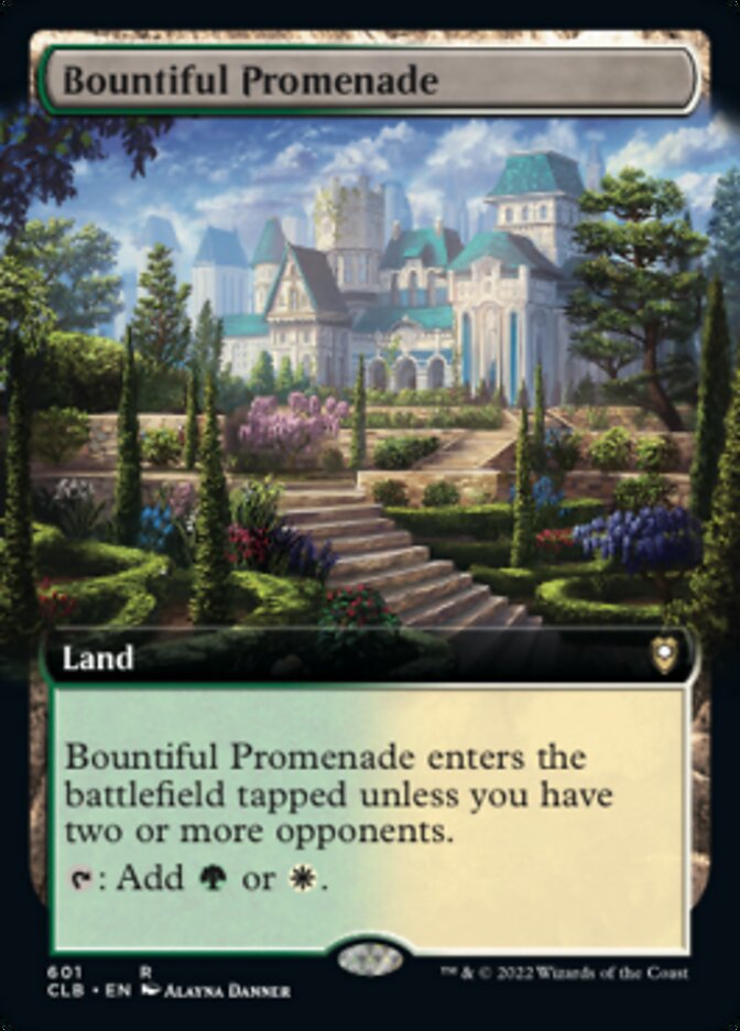 Bountiful Promenade (Extended Art) [Commander Legends: Battle for Baldur's Gate] | Empire Gaming NC