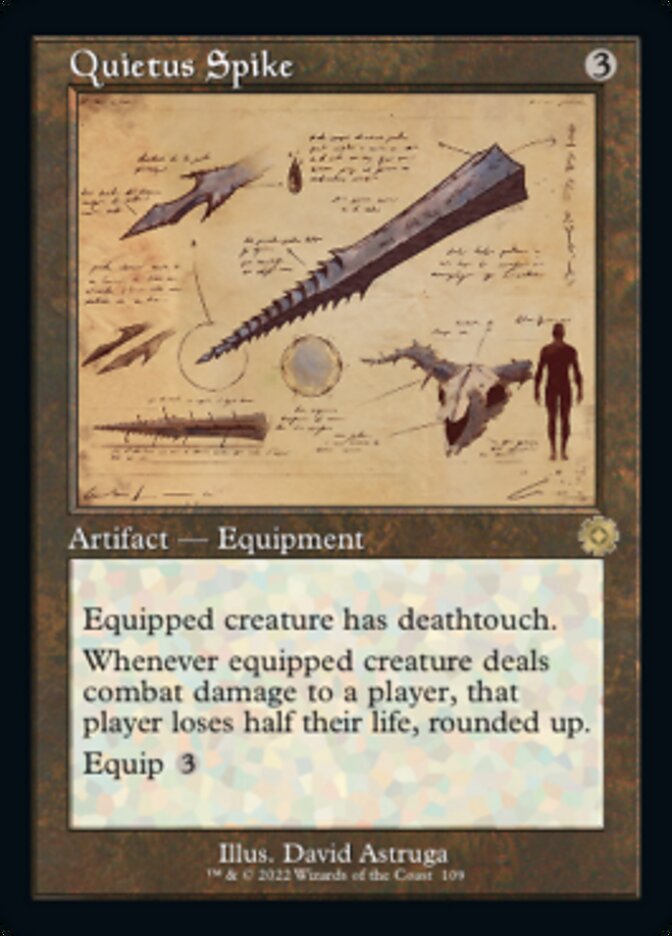 Quietus Spike (Retro Schematic) [The Brothers' War Retro Artifacts] | Empire Gaming NC