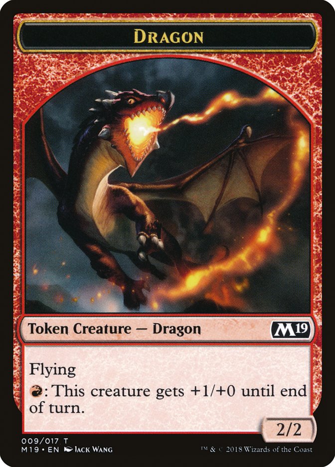 Dragon (009/017) [Core Set 2019 Tokens] | Empire Gaming NC