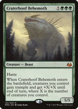 Craterhoof Behemoth [Modern Masters 2017] | Empire Gaming NC