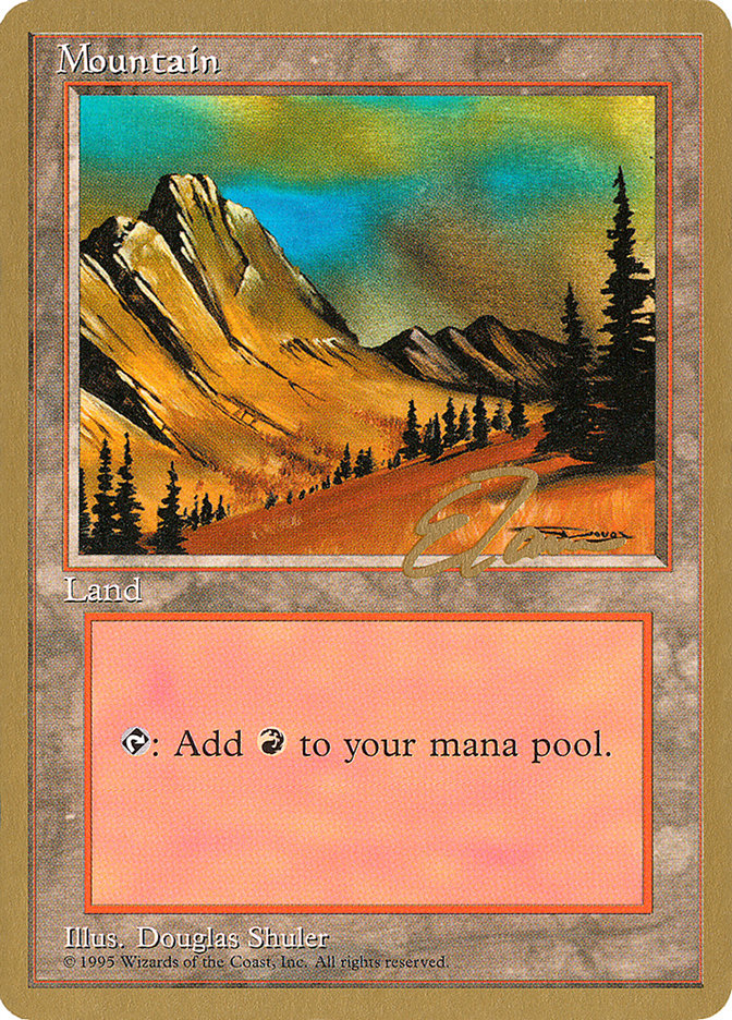 Mountain (et375) (Eric Tam) [Pro Tour Collector Set] | Empire Gaming NC