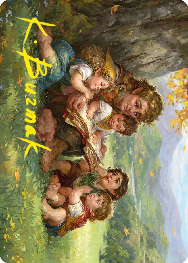 Samwise Gamgee Art Card (19/81) (Gold-Stamped Signature) [The Lord of the Rings: Tales of Middle-earth Art Series] | Empire Gaming NC