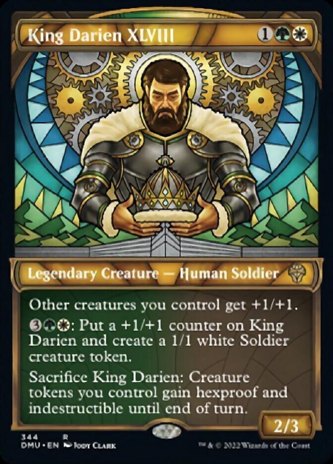 King Darien XLVIII (Showcase Textured) [Dominaria United] | Empire Gaming NC